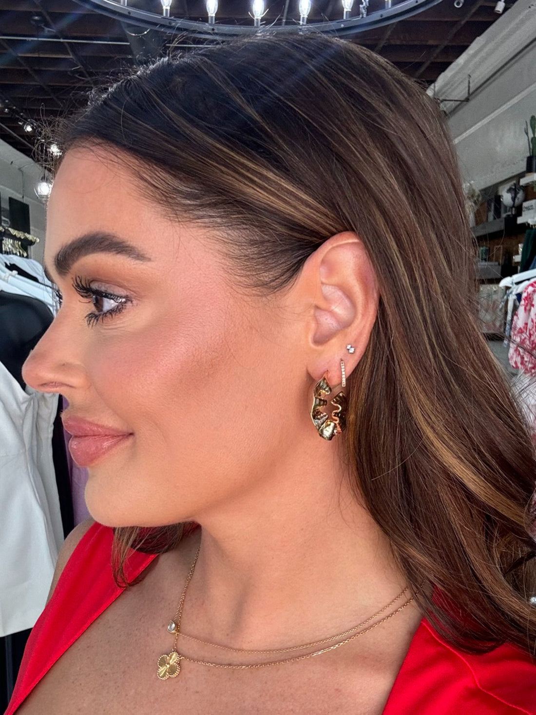 Jess Hammered Earrings