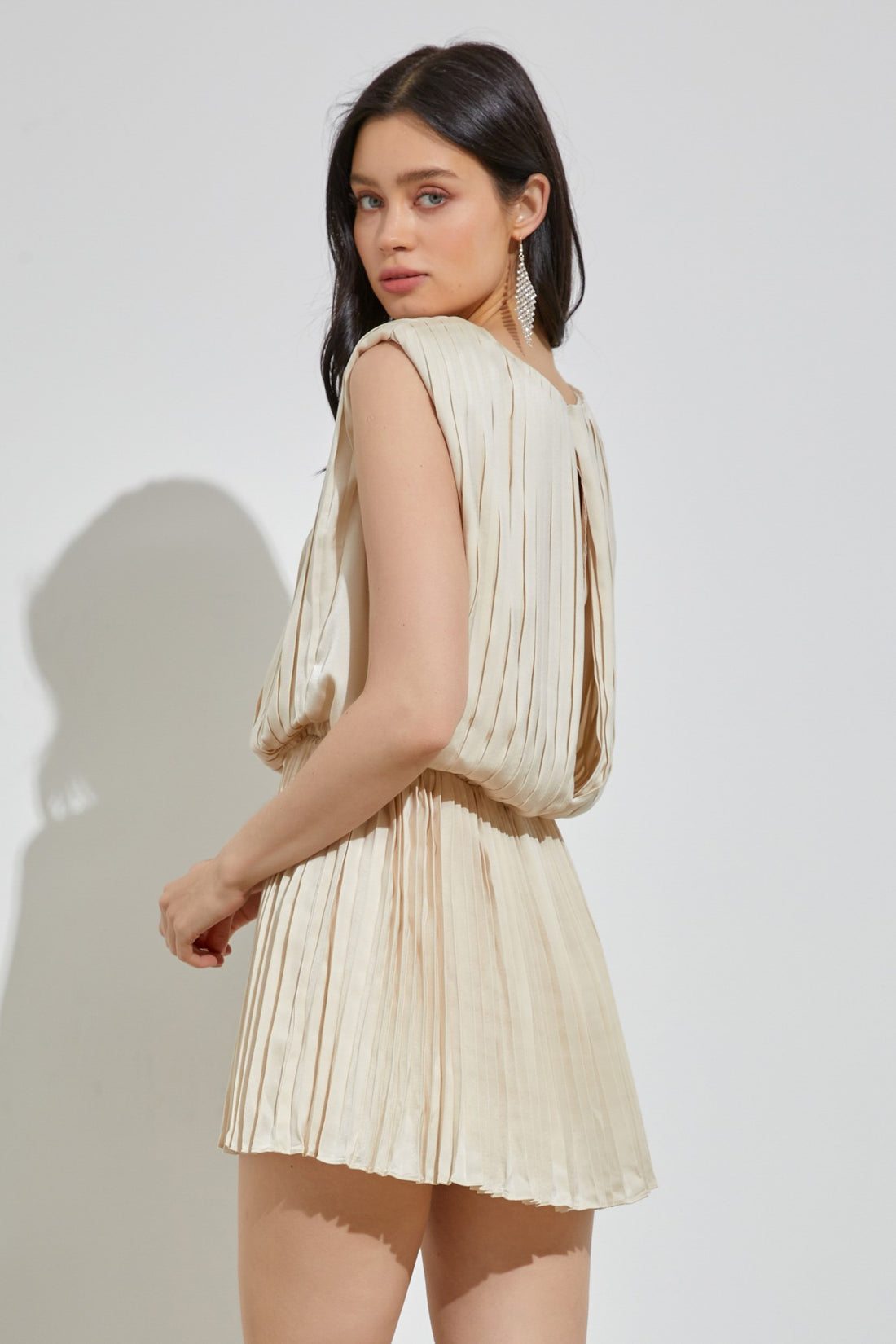 Pleated Paradise Romper