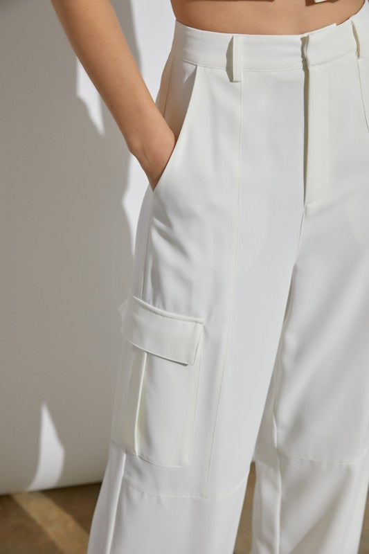 Annie Cargo Wide Leg Pants