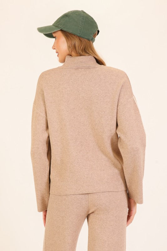 Live In Quarter Zip Sweater