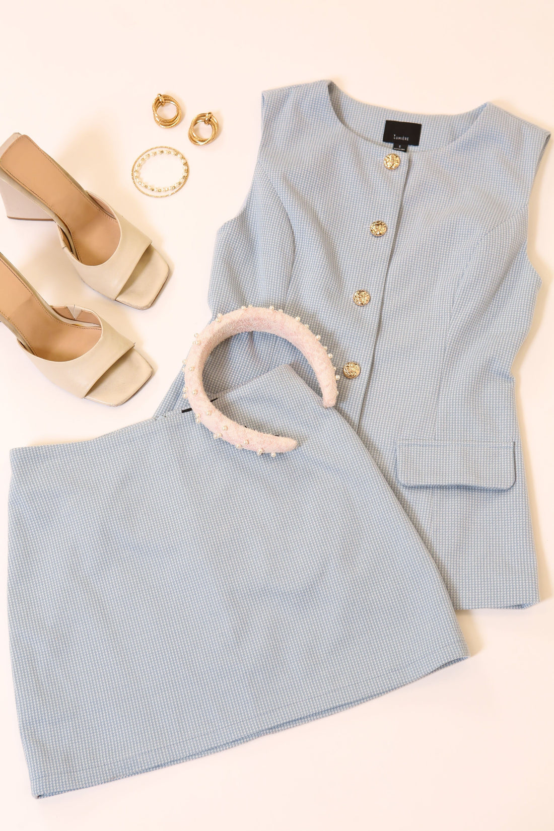 Houndstoooth Vest