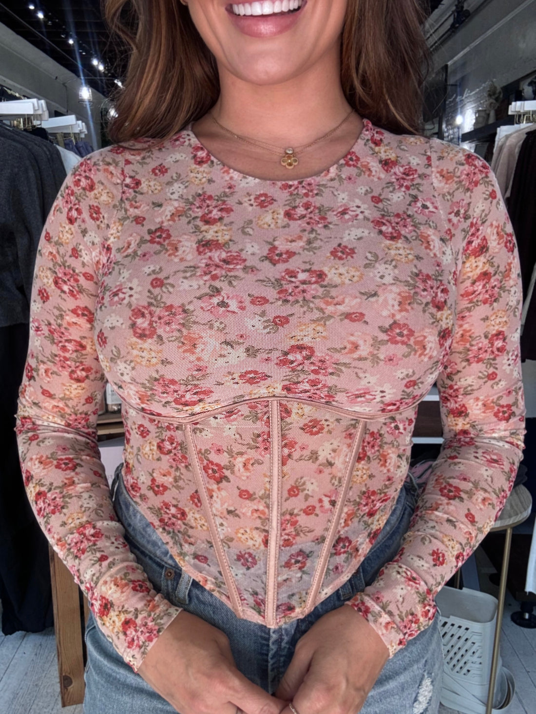 Tori Floral Top