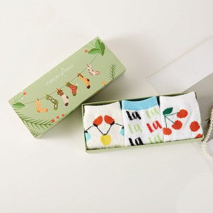Christmas Fuzzy Socks Gift Box