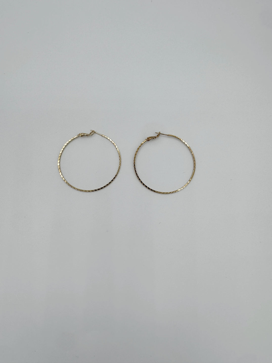 Thin Gold Hoops