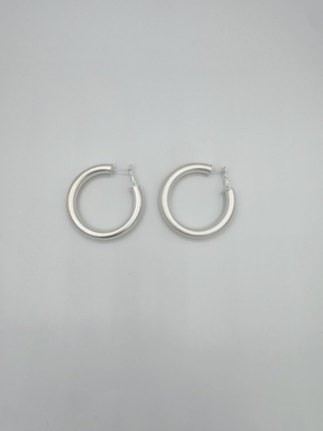 Chunky Silver Earrings