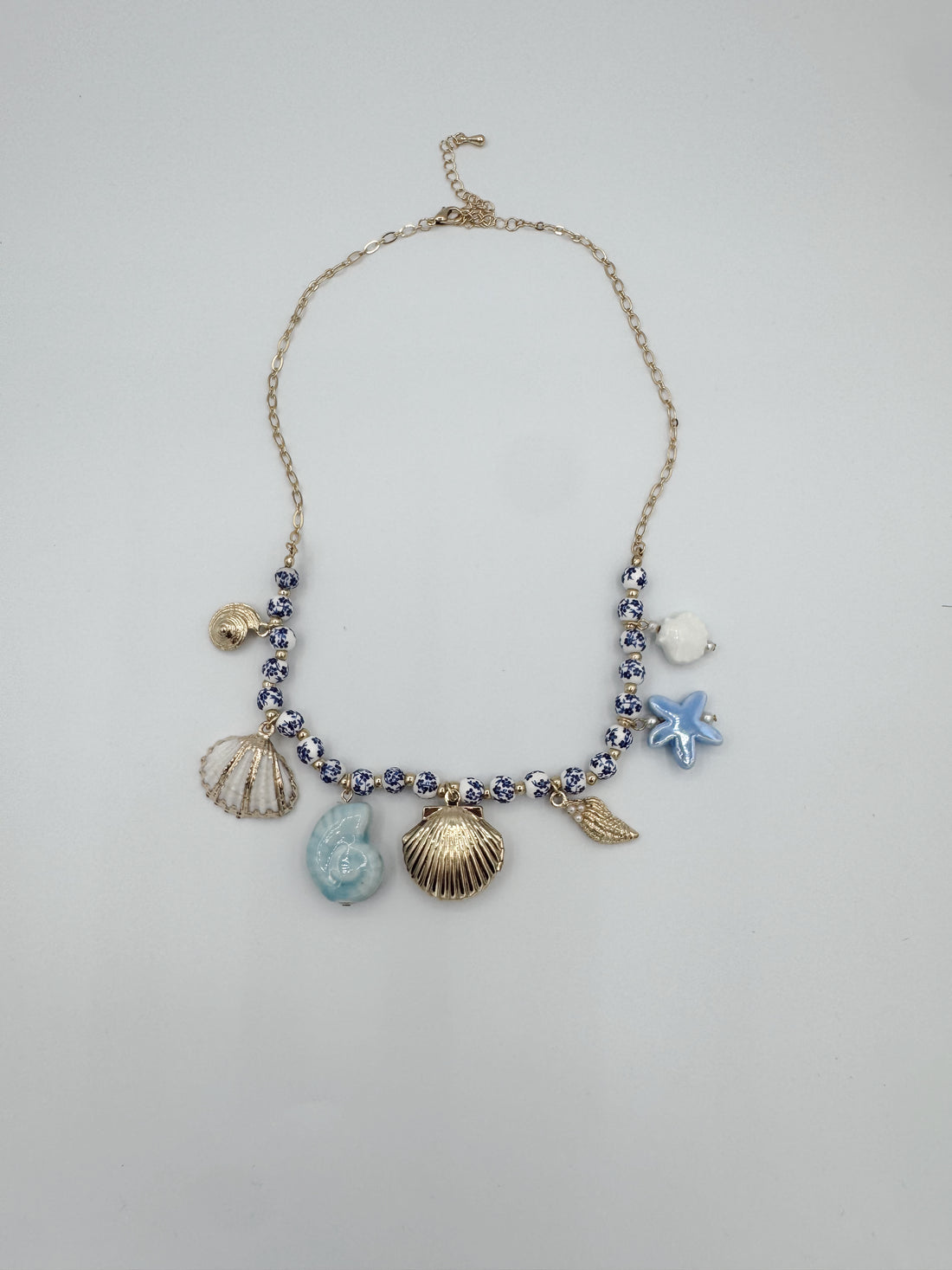 Seashell Charm Necklace