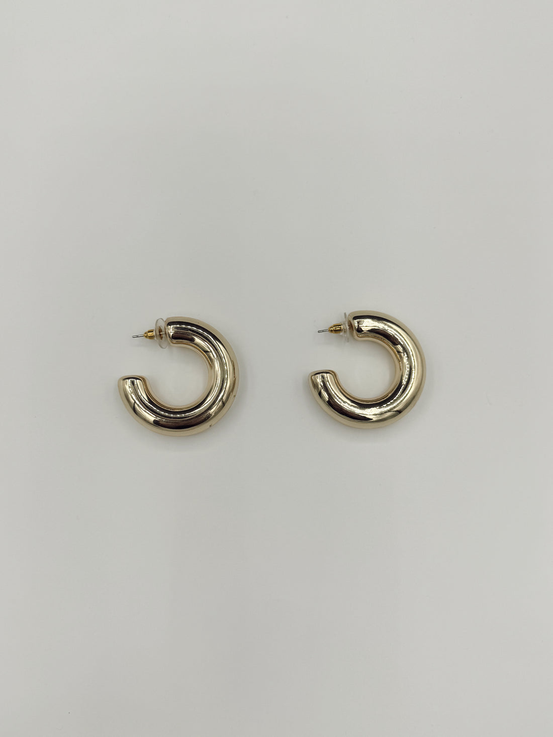 Classic Chunky Gold Hoops