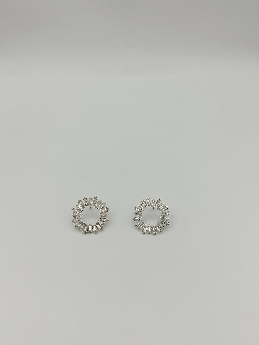 Crystal Circle Earrings