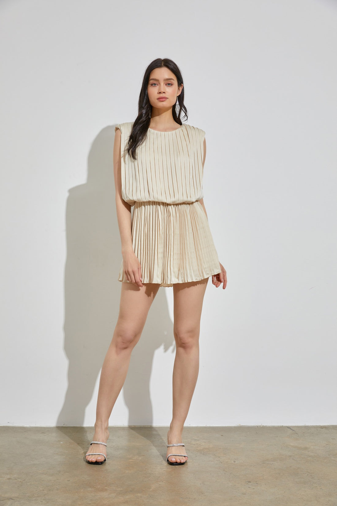 Pleated Paradise Romper