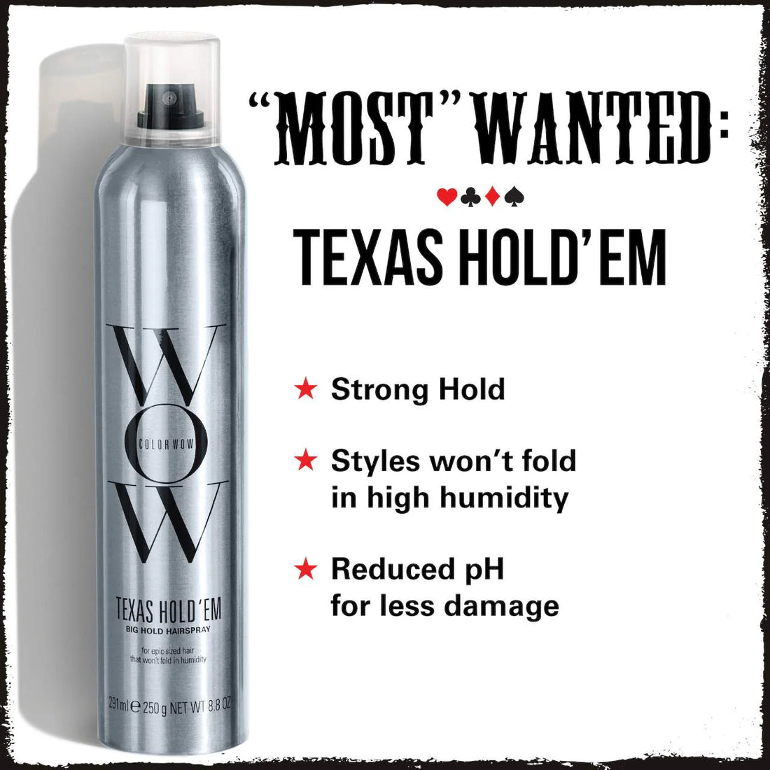 COLOR WOW Texas Hold 'Em Big Hold Hairspray