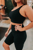 Adrianna Leopard Biker Shorts