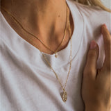 Opal Medallion Necklace